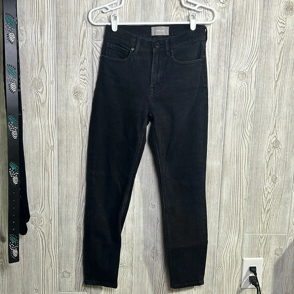 Women’s Everlane Black Ankle Jeans Size 26 - Picture 1 of 5
